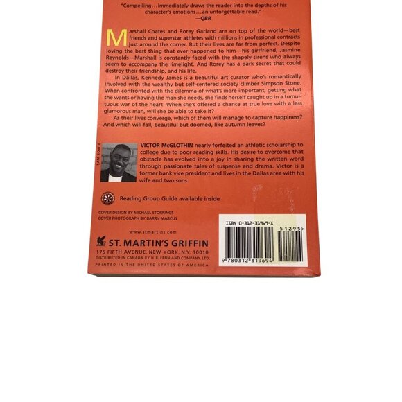 Autumn Leaves By Victor McGlothin 2002 Paperback Novel - Picture 7 of 11